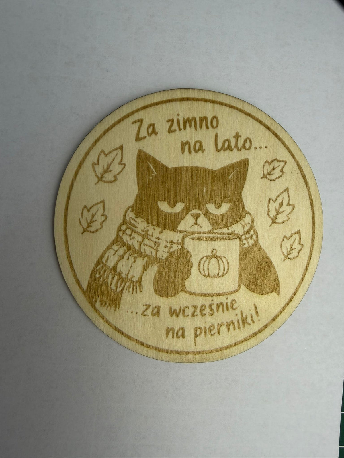 Jesienne podkładki pod kubek