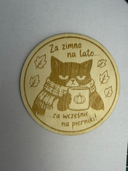 Jesienne podkładki pod kubek