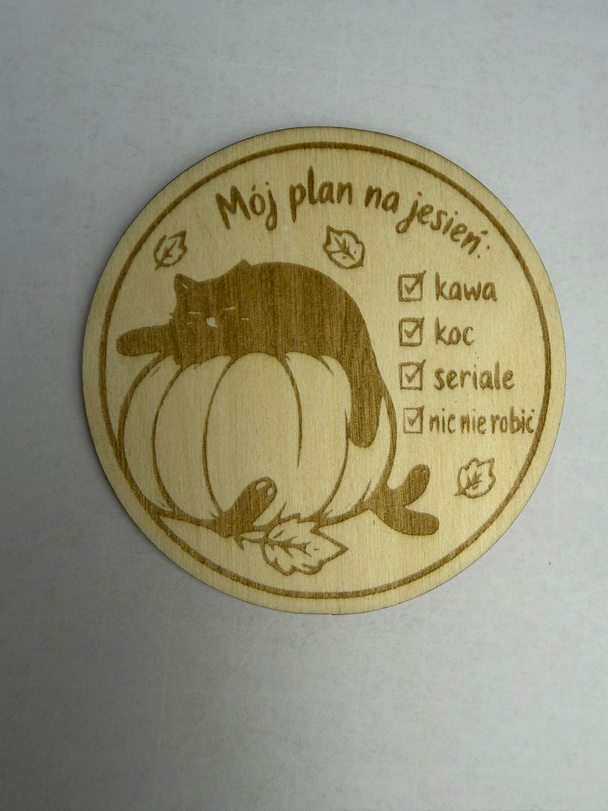 Jesienne podkładki pod kubek