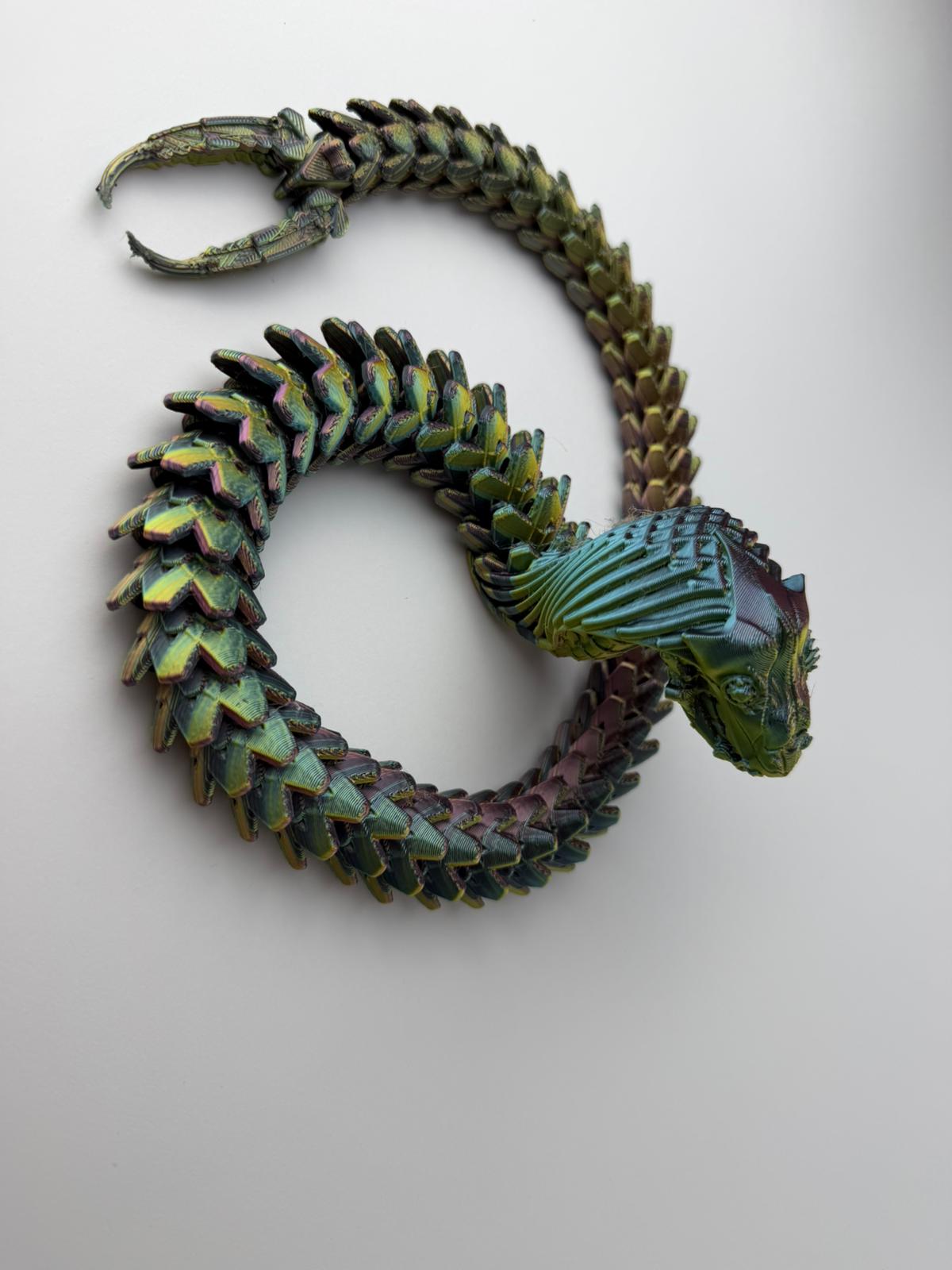 Ruchoma figurka 3D Kobra 57cm